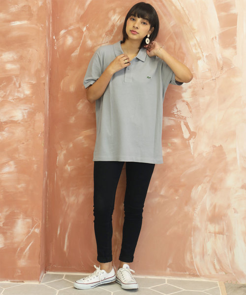 LACOSTE（ラコステ）の「【LACOSTE・ラコステ】半袖ワンポイントポロシャツ POLO SHIRT　L1212　L.12.12（ポロシャツ・メンズ・グレー/ネイビー/ブラック/ホワイト・SMALL/MEDIUM/LARGE）」の16枚目の写真