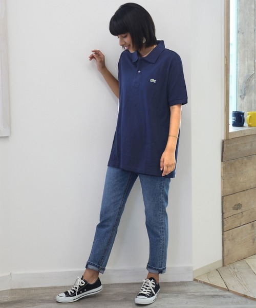 LACOSTE（ラコステ）の「【LACOSTE・ラコステ】半袖ワンポイントポロシャツ POLO SHIRT　L1212　L.12.12（ポロシャツ・メンズ・グレー/ネイビー/ブラック/ホワイト・SMALL/MEDIUM/LARGE）」の21枚目の写真