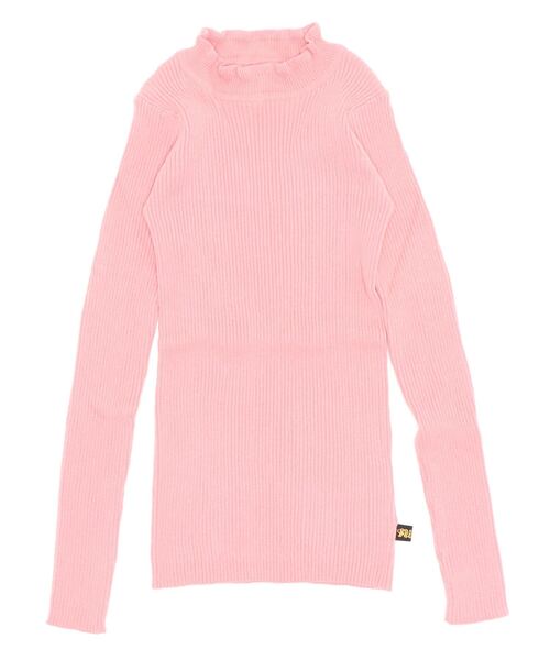 nino（ニノ）の「[140-150]フリルリブタートル（ニット/セーター・キッズ・ピンク系1/ホワイト系1/ラベンダー/ライラック/ピンク系2/ホワイト/ブラック/ピンク/マスタード/ベージュ/レッド/ネイビー/ベビーピンク・XL）」の10枚目の写真