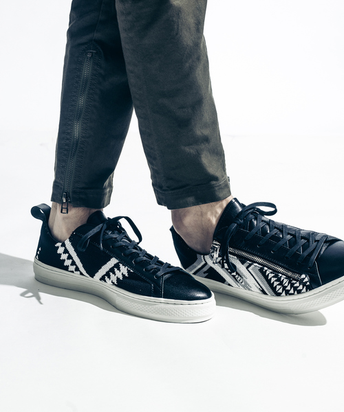 buddy（バディ）の「buddy別注ニットスニーカー（スニーカー・メンズ・ホワイト/ブラック・40/42/44/46）」の10枚目の写真