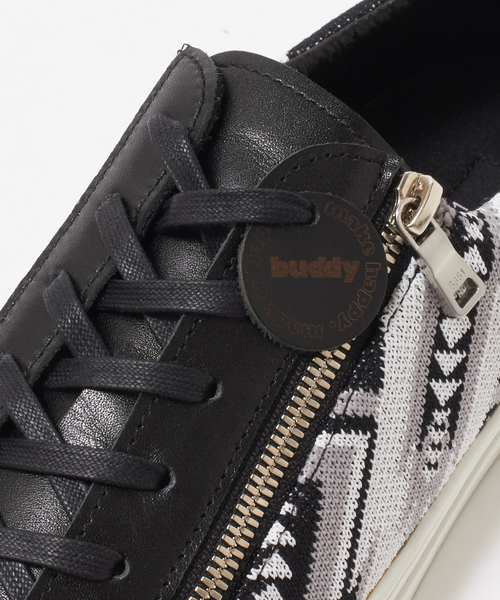 buddy（バディ）の「buddy別注ニットスニーカー（スニーカー・メンズ・ホワイト/ブラック・40/42/44/46）」の21枚目の写真