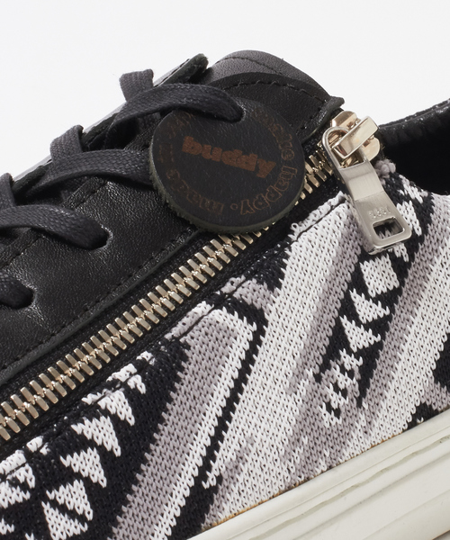 buddy（バディ）の「buddy別注ニットスニーカー（スニーカー・メンズ・ホワイト/ブラック・40/42/44/46）」の19枚目の写真