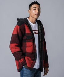 Levi's([oCX)SHERPA JACKSON OVERSHIRT BANDURRIA CRIMS(u])