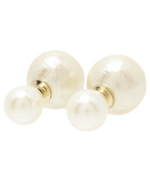 AMERICAN RAG CIE | ダブルパールピアス/201-AKZ-FAR905(ピアス（両耳用）)