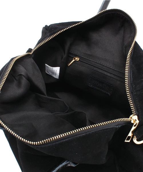 mystic（ミスティック）の「スウェードボストン（ボストンバッグ・レディース・ブラック/レッド/ライトグレー/ネイビー・ﾌﾘ-）」の8枚目の写真