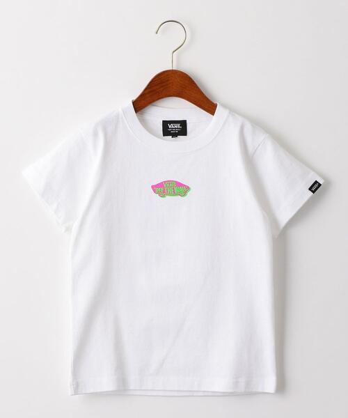 VANS(バンズ)の「VANS(バンズ) Neon OTW TEE(Tシャツ/カットソー・キッズ・ライム/ホワイト/ブラック・140cm/150cm/130cm)」の2枚目の写真