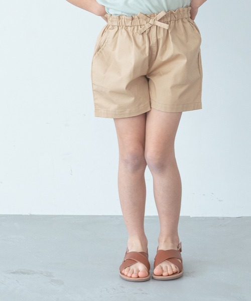 リンクコーデ ガールズ ウエスト リボン コットン ショートパンツ 無地 ドット チェック ストライプ 花柄 その他パンツ Pairmanon ペアマノン のファッション通販 Zozotown
