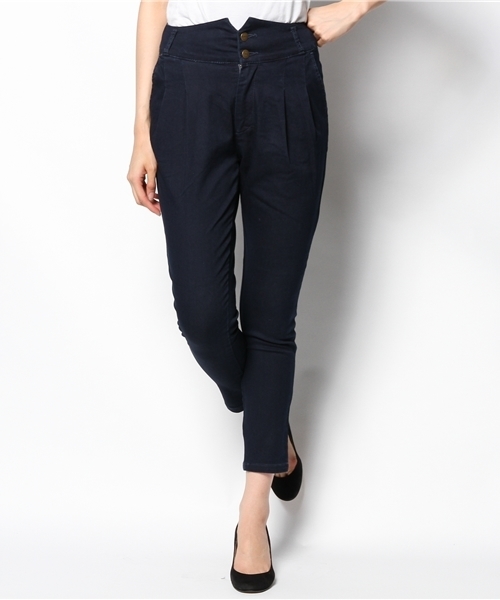 DISCOAT(ディスコート)の「【Discoat:NET限定サイズ展開アイテム】デニムハイウエストスキニー(デニムパンツ・レディース・オフホワイト/ネイビー/ブラック・MEDIUM/LARGE/SMALL/X-LARGE)」の13枚目の写真