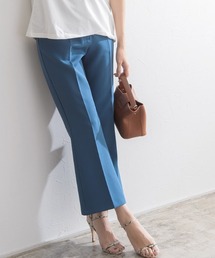 センタープレスセミフレアパンツ