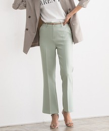 Pierrot | センタープレスセミフレアパンツ(その他パンツ)