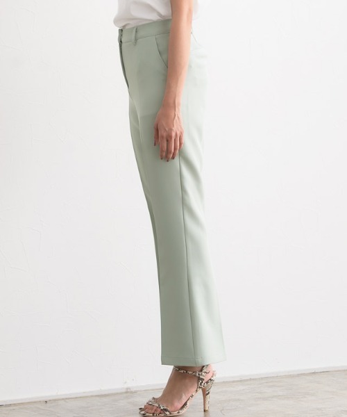 Pierrot（ピエロ）の「センタープレスセミフレアパンツ（その他パンツ・レディース・ホワイト/ブラック/ミント/ブルー系その他・S/M/L/XS）」の10枚目の写真