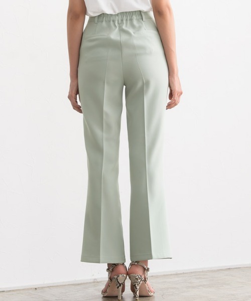 Pierrot（ピエロ）の「センタープレスセミフレアパンツ（その他パンツ・レディース・ホワイト/ブラック/ミント/ブルー系その他・S/M/L/XS）」の11枚目の写真