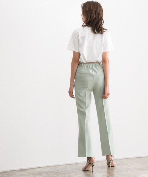 Pierrot（ピエロ）の「センタープレスセミフレアパンツ（その他パンツ・レディース・ホワイト/ブラック/ミント/ブルー系その他・S/M/L/XS）」の20枚目の写真