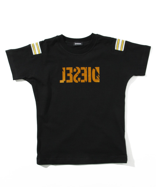 DIESEL（ディーゼル）の「DIESEL（ディーゼル）Kids & Junior ブランドロゴプリント半袖Tシャツカットソー（Tシャツ/カットソー・キッズ・ホワイト/ブラック/グレー/ブルー・4Y/6Y/8Y/10Y/12Y/14Y/16Y）」の2枚目の写真