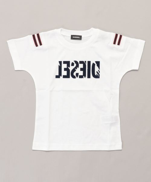 DIESEL（ディーゼル）の「DIESEL（ディーゼル）Kids & Junior ブランドロゴプリント半袖Tシャツカットソー（Tシャツ/カットソー・キッズ・ホワイト/ブラック/グレー/ブルー・4Y/6Y/8Y/10Y/12Y/14Y/16Y）」の11枚目の写真
