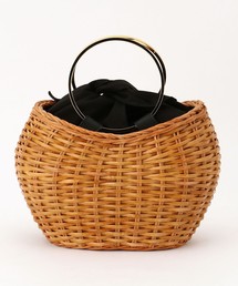 Tiara | VIOLAd’ORO　ゴールドリングラタンバッグ(かごバッグ)