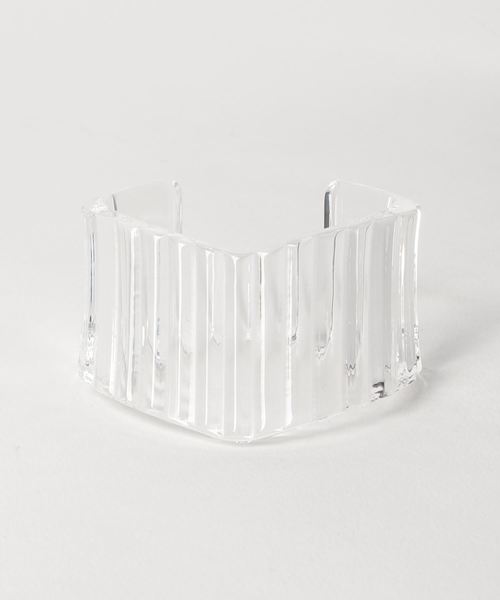 agete（アガット）の「バングルブレスレット（バングル/リストバンド・レディース・クリア・FREE）」の6枚目の写真