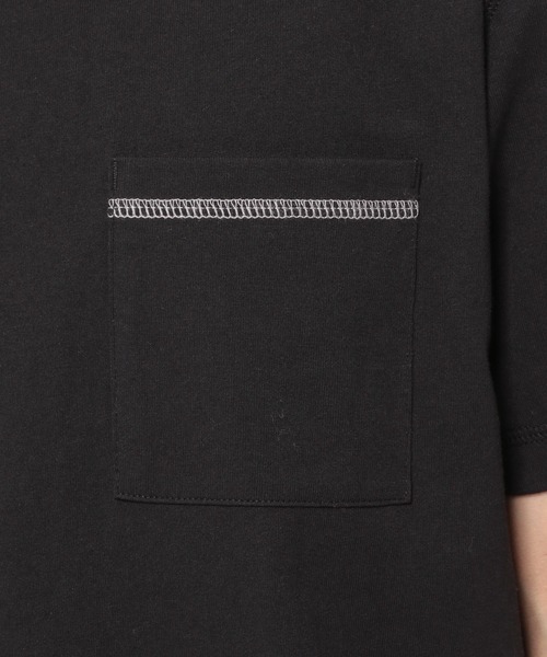 LAKOLE（ラコレ）の「USAステッチTシャツ / LAKOLE（Tシャツ/カットソー・メンズ・ホワイト/ブラック/ベージュ/ピンク・MEDIUM/LARGE）」の20枚目の写真