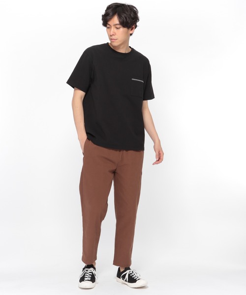 LAKOLE（ラコレ）の「USAステッチTシャツ / LAKOLE（Tシャツ/カットソー・メンズ・ホワイト/ブラック/ベージュ/ピンク・MEDIUM/LARGE）」の8枚目の写真