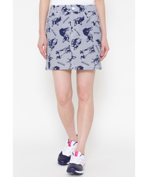 セール New Balance Golf スカート ボストンテリアボーダープリント スカート Balance Womens Metro スカート New Balance Balance Golf ニューバランスゴルフ のファッション