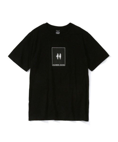 NUMBER (N)INE(ナンバーナイン)の「UxD NUMBER (N)INE T-SHIRT/UxD ナンバーナイン Tシャツ(Tシャツ/カットソー)」|ブラック