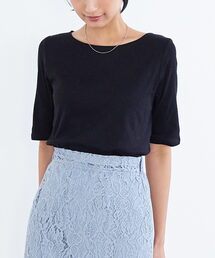 KOBE LETTUCE（コウベレタス）の「スムースベーシック半袖カットソートップス（Tシャツ/カットソー）」