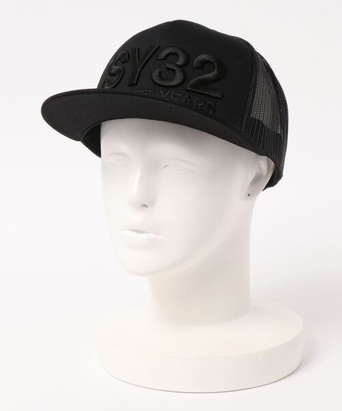 【SY32 SWEET YEARS】キャップ ブラック SY32 by SWEET YEARS キャップ 帽子 /SY32 YEARS/3D LOGO