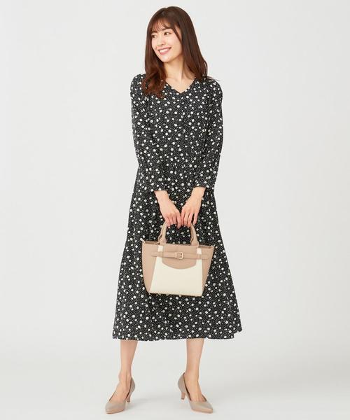 ANY SIS(エニィスィス)の「【洗える】フラワードットプリント ワンピース(ワンピース・レディース・ブラック系4/ブラウン系4・2)」の18枚目の写真