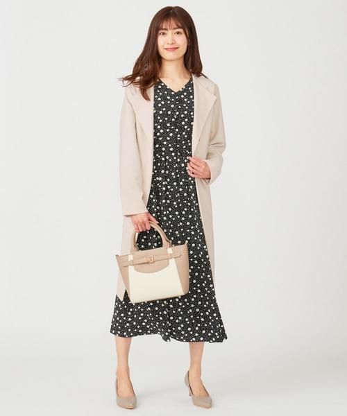 ANY SIS(エニィスィス)の「【洗える】フラワードットプリント ワンピース(ワンピース・レディース・ブラック系4/ブラウン系4・2)」の17枚目の写真