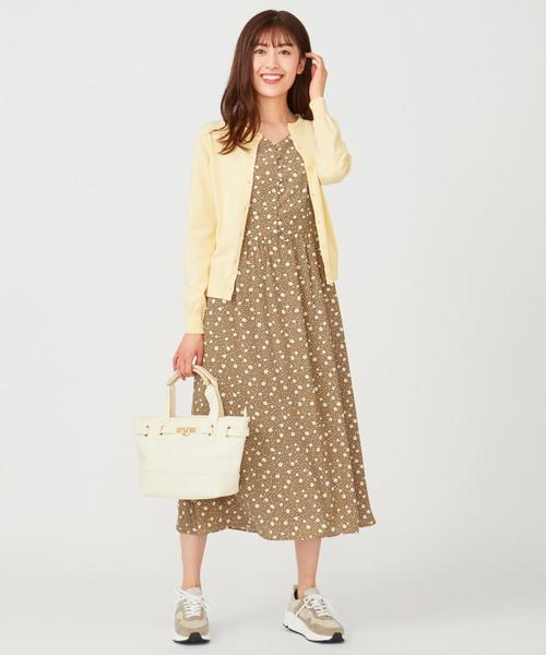 ANY SIS(エニィスィス)の「【洗える】フラワードットプリント ワンピース(ワンピース・レディース・ブラック系4/ブラウン系4・2)」の11枚目の写真