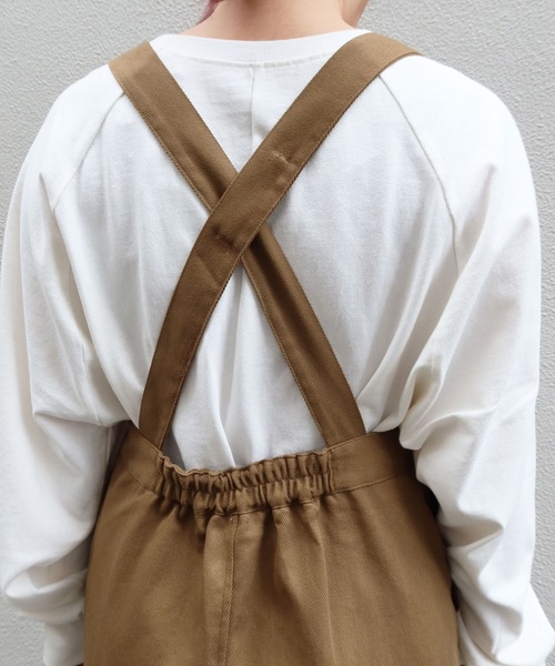 Riberry（リベリー）の「ツイルジャンスカ（ジャンパースカート・レディース・アイボリー/ブラック/モカ/インディゴブルー・FREE）」の18枚目の写真