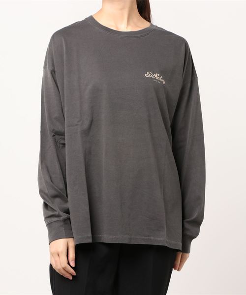 BILLABONG（ビラボン）の「BILLABONG /ビラボン ビッグシルエット バックプリントロンＴ  BA014-060/BA014-055（Tシャツ/カットソー・レディース・ブラック/ピンク/ブラウン・M/L）」の7枚目の写真