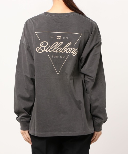 BILLABONG（ビラボン）の「BILLABONG /ビラボン ビッグシルエット バックプリントロンＴ  BA014-060/BA014-055（Tシャツ/カットソー・レディース・ブラック/ピンク/ブラウン・M/L）」の10枚目の写真