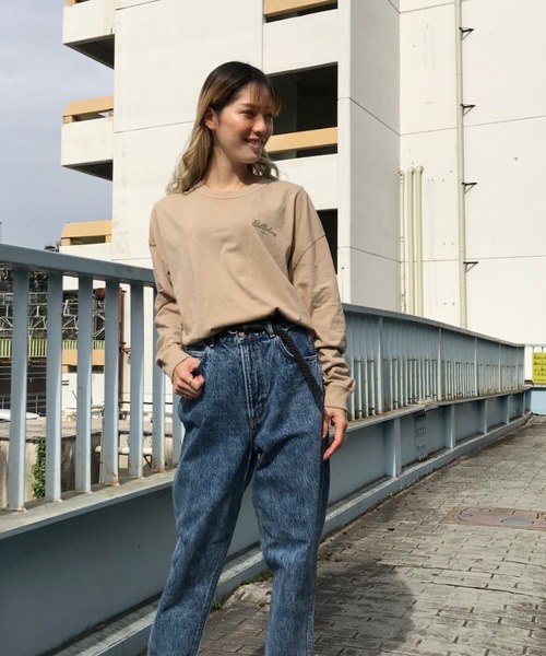 BILLABONG（ビラボン）の「BILLABONG /ビラボン ビッグシルエット バックプリントロンＴ  BA014-060/BA014-055（Tシャツ/カットソー・レディース・ブラック/ピンク/ブラウン・M/L）」の20枚目の写真