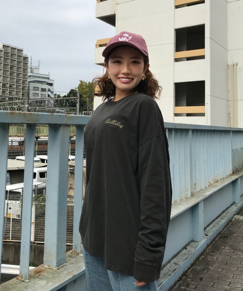 BILLABONG（ビラボン）の「BILLABONG /ビラボン ビッグシルエット バックプリントロンＴ  BA014-060/BA014-055（Tシャツ/カットソー・レディース・ブラック/ピンク/ブラウン・M/L）」の11枚目の写真