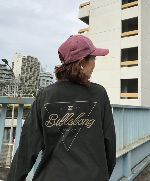 BILLABONG（ビラボン）の「BILLABONG /ビラボン ビッグシルエット バックプリントロンＴ  BA014-060/BA014-055（Tシャツ/カットソー・レディース・ブラック/ピンク/ブラウン・M/L）」の12枚目の写真
