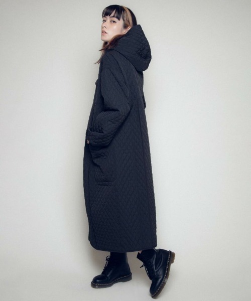 Candy Stripper（キャンディストリッパー）の「BRAVE DINOSAUR QUILTING コート（その他アウター・レディース・カーキ/ブラック・1/2）」の7枚目の写真