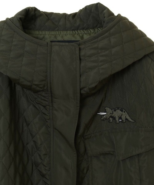 Candy Stripper（キャンディストリッパー）の「BRAVE DINOSAUR QUILTING コート（その他アウター・レディース・カーキ/ブラック・1/2）」の9枚目の写真