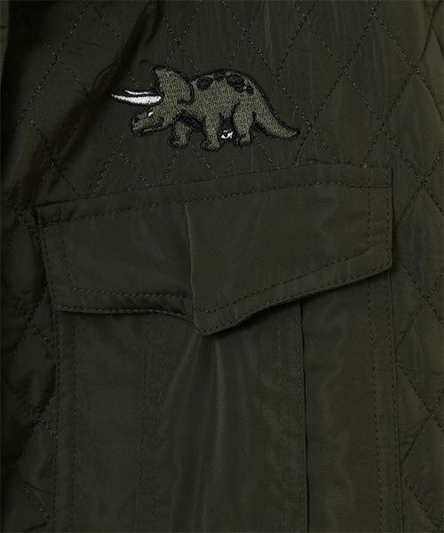 Candy Stripper（キャンディストリッパー）の「BRAVE DINOSAUR QUILTING コート（その他アウター・レディース・カーキ/ブラック・1/2）」の12枚目の写真