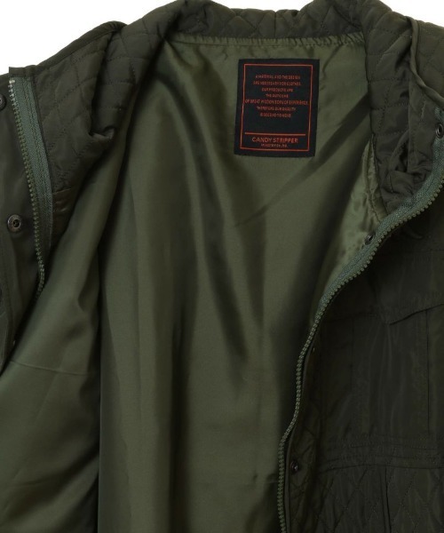 Candy Stripper（キャンディストリッパー）の「BRAVE DINOSAUR QUILTING コート（その他アウター・レディース・カーキ/ブラック・1/2）」の11枚目の写真