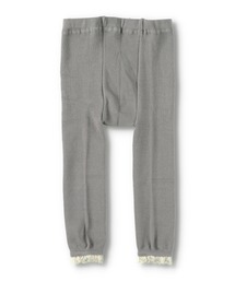 裾レーススパッツ