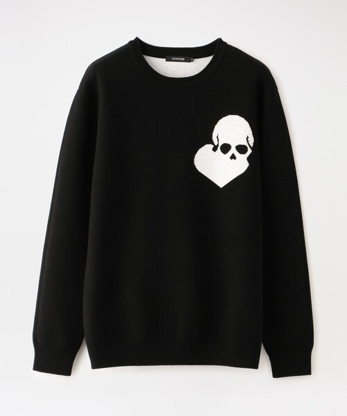 LOVELESS（ラブレス）の「ジャガードビッグラブスカルプルオーバー 