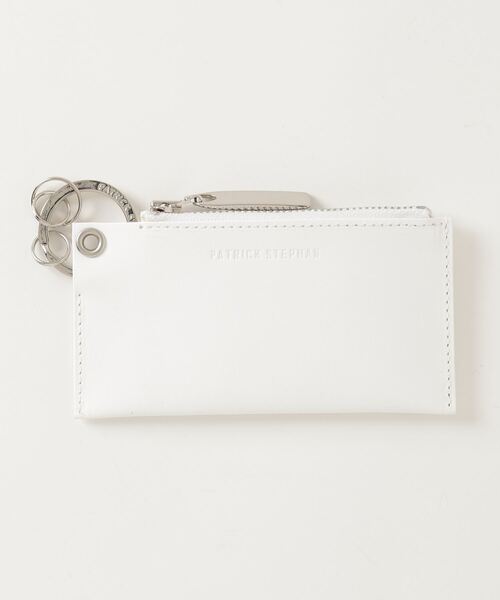 PATRICK STEPHAN（パトリックステファン）の「パトリック ステファン / Leather key case & holder 20　キーホルダー（キーケース/キーアクセサリー・メンズ・シルバー系その他2/ブラック/ブラック×シルバー/チャコールグレー/サンドベージュ/ブラック系その他/ホワイト・FREE）」の2枚目の写真
