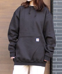 【carhartt】カーハート プルオーバーパーカー ブランドロゴ ビッグシルエットパーカー K121