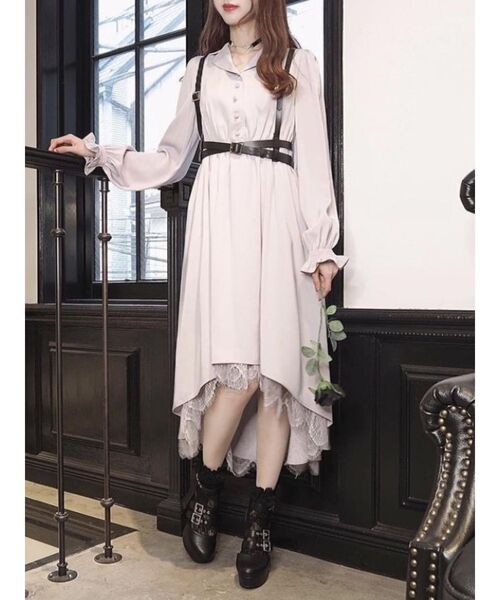 EATME（イートミー）の「オープンカラーマキシワンピース（シャツ