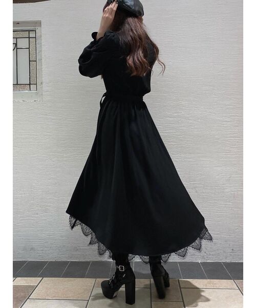 EATME（イートミー）の「オープンカラーマキシワンピース（シャツ