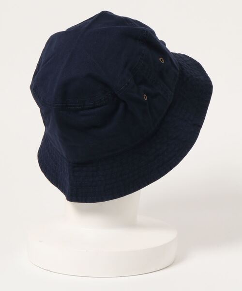 POU DOU DOU(プードゥドゥ)の「ドローイングフラワー刺繍バケットハット(ハット・レディース・ホワイト/ネイビー/ブラウン・8)」の4枚目の写真