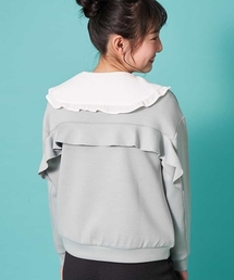 a.v.v（アーヴェヴェ）の「[100-130]バックフリルダンボールプルオーバー[WEB限定サイズ]（スウェット・キッズ）」