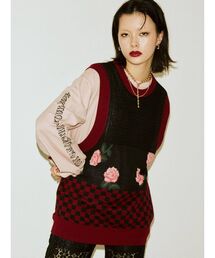 jouetie | ジャカードニットベスト(ベスト)