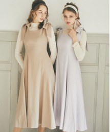 Maison de FLEUR | リボンジャンパースカート(ワンピース)